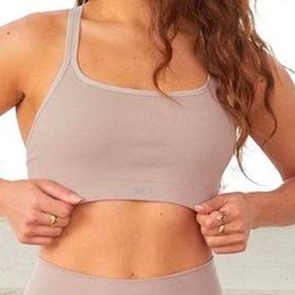 SETactive Sculptflex Workout Bra Size Clay Gray Size XS/S